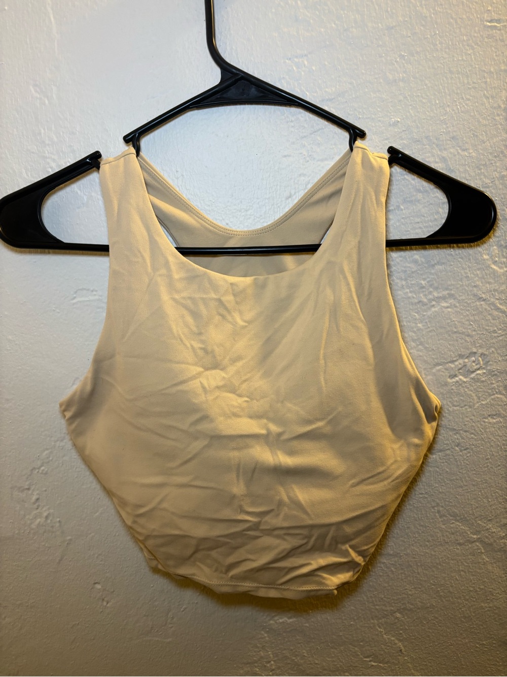 Women’s Cream Scoop Neck Tank Top